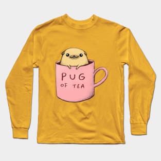 Pug of tea Long Sleeve T-Shirt